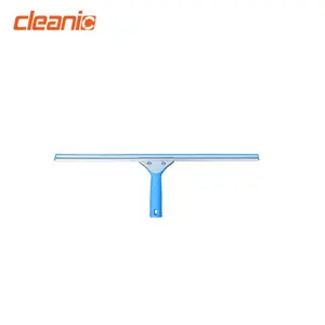 Professional extendable window squeegee cleaner blue handle rubber window squeegee glass cleaning tool