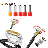 Cable Terminal DB9 DB15 DB25 de Una Sola Cabeza, Cable de Conexión Paralela D-SUB de 9 y 15 Núcleos para Herramienta de Diagnóstico Automotriz