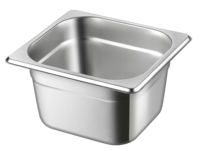 Matériel de restauration, assiettes, cuisine d'hôtel, contenants alimentaires en acier inoxydable avec couvercles, bac GN 1/6 style européen