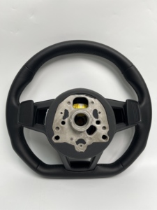 Accessoires de voiture personnalisés Volant noir brillant pour <span class=keywords><strong>Audi</strong></span> A6 A7 A8 S6 S7 S8 C8 2018 2019 2020 2021 2022 <span class=keywords><strong>2023</strong></span> - Product Image 4
