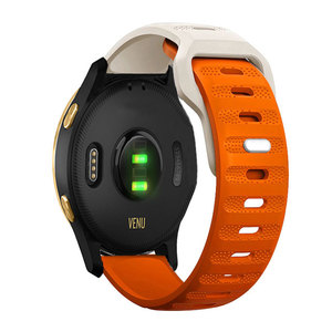 20 22 มม.ซิลิโคนสําหรับ <span class=keywords><strong>Garmin</strong></span> <span class=keywords><strong>Vivoactive</strong></span> 3 <span class=keywords><strong>4</strong></span> Venu 2 กีฬานาฬิกาสายรัดสร้อยข้อมือยางสําหรับผู้รุกรม 245 645 255 เพลง