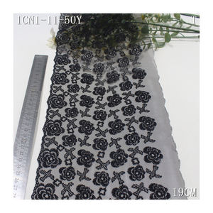 ชุดคอร์ทสไตล์วินเทจ19ซม. ปักดอกไม้ลายนกพิราบดำลูกไม้ตัดขอบตาข่ายเป็นมิตรกับสิ่งแวดล้อมสไตล์กอธิคโลลิต้าเครื่องประดับ - Product Image 1