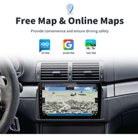 Unité principale Android Krando 9 pouces pour BMW E46 M3 318 320 325 voiture multimédia Radio Navigation Autoradio sans fil CarPlay 4G GPS