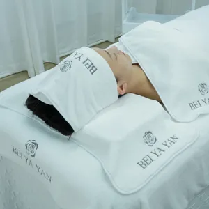 Vente en gros de serviettes magiques de haute qualité Serviette super absorbante pour sauna à séchage rapide Microfibre blanche pour salon spa Serviettes de beauté pour cheveux