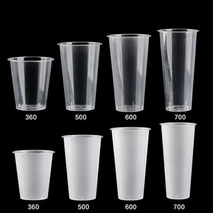 Vasos Desechables Personalizados de PP para Té de Burbujas de 12/16/20/24oz con Tapas, Vasos para Boba, Gobelets à <span class=keywords><strong>Emporter</strong></span> - Product Image 1