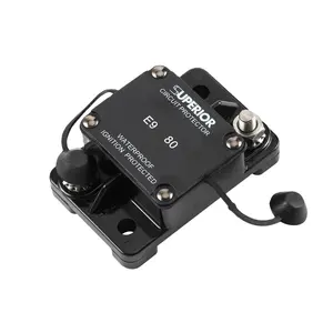 E97 80amp Suface Mount Auto Reset Dc Circuit Breaker For Boat Marine RV Yacht