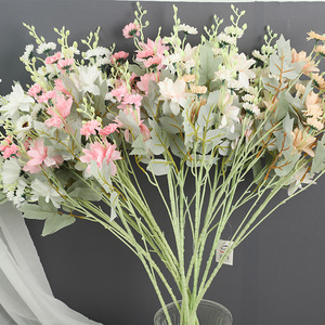 Dalias Artificiales Xinchengzhi de 30cm-100cm, Flores de Seda para Decoración de Bodas y Hogar - Product Image 2