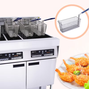 Điều khiển máy tính Nồi chiên sâu với Built-in lọc dầu, 56L Phụ tùng Điện Bạc CE thép không gỉ cung cấp PLC 2021 - Product Image 3