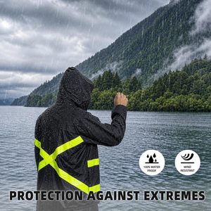 <b>Raincoat</b> Hot Sale Good Quality Hiking Working Motorcycle Adults Camping 1 PieceNon Woven Bag Rain Coat - Product Image 4