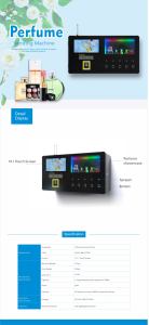 壁掛け式スクリーン付きXYカスタム香水スプレー自動販売機 - Product Image 6