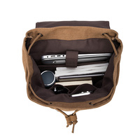 Sac à dos en toile vintage pour homme, style rétro, grande capacité, pour voyage, ordinateur portable, école, portable, durable, imperméable, en polyester