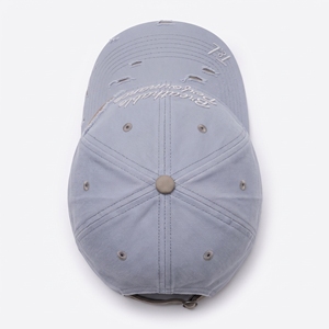 Casquette de baseball en velours côtelé à 6 panneaux, broderie chenille personnalisée, style vintage universitaire, broderie 3D, 100% coton, vente en gros - Product Image 5