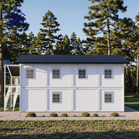 Maisons d'hôtel modernes préfabriquées en conteneurs, construction rapide, design capsule spatiale, structure en acier, matériaux durables, chambre à coucher