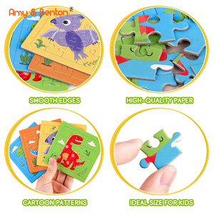 Puzzle <span class=keywords><strong>di</strong></span> Dinosauri in Carta, Regali <span class=keywords><strong>per</strong></span> Feste, Giocattoli Educativi <span class=keywords><strong>per</strong></span> <span class=keywords><strong>Bambini</strong></span> e Neonati, Personalizzabili - Product Image 4