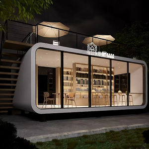 Villas de lujo prefabricadas de nuevo diseño, cabina de contenedor de manzana expandible, cabina de jardín móvil para exteriores, cabina de manzana pequeña Modular - Product Image 4
