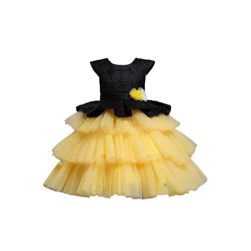 Süße Baby kleidung Prinzessin Hochzeits feier Kleinkinder Kleider Ballkleid chinesisches Kostüm Blumen mädchen Kleider Luxus kleid