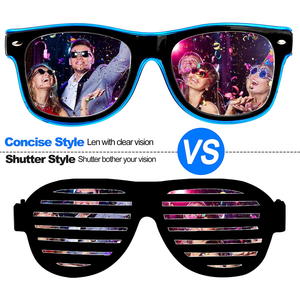 Gafas LED Luminosas de Gran Venta, Novedad en Accesorios para Fiestas de Pascua, Halloween, Diwali, Regreso a Clases, Precio de Fábrica, Seguras - Product Image 3
