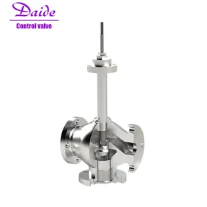 DN50 E07-B WCB 220VAC On-off High Temperature 3-way Diverting Mixing Hot Thermal Oil Electric Control Valve