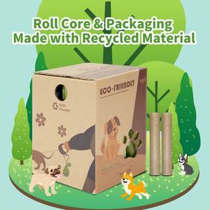 540 Count Biodegradable Dog Poop Bag Eco-Friendly Custom Logo Printed Pet Waste Trash Holder Biodegradable Doggy Pop Waste Bags - Product Image 3