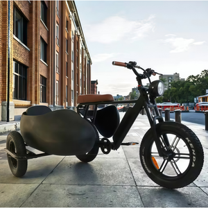 <span class=keywords><strong>Sidecar</strong></span> para Bicicleta Eléctrica de 3 Ruedas, de Aluminio, para Adultos, con Batería de Litio de 48V 15AH, Motor de Cubo Trasero de 750W sin Escobillas y Frenos de Disco - Product Image 6