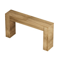Console étroite moderne en bois massif pour la décoration de chambre à coucher avec rangement et montage facile