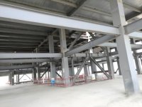 Kits de construction métalliques en acier au carbone fabriqués en Chine, poutres en acier en forme de H solides, structures en acier carré soudées ERW pour atelier