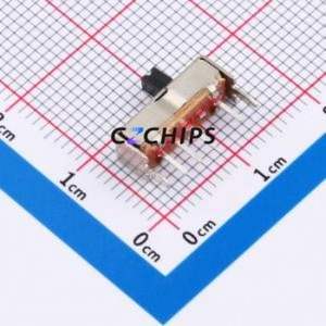 SS13D07VG3 Slide Switch Through hole-6P,12.9x4.5mm Switch Single Pole Double Throw Rectangle Pin Header PC Pin 12.8mm - Product Image 2