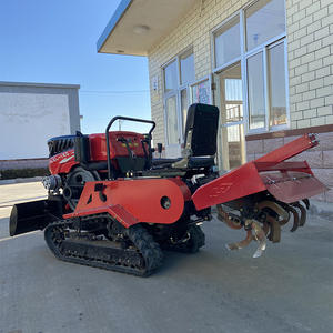 Werkseitige Lieferung chinesischer Mini-Raupen traktoren 25 PS 35 PS 50 PS mit Bulldozer und Bagger lader - Product Image 5