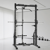 Máquina Smith Multifuncional ZL-K8, Capacidad de Carga de 700 kg, Acero de 50*70*1.8 mm, Sentadillas, Dominadas, Entrenamiento de Fuerza en Casa