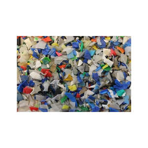 Hojuelas de HDPE Reciclado Premium, 99% de Pureza, Color Azul Claro, Materia Prima Plástica, Residuos de Plástico, Alto Rendimiento, Moldeo por Inyección, Reforzado - Product Image 1