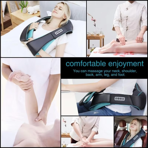 Versatile Heated Electric Shoulder <strong>Massager</strong> Portable Size <strong>Variable</strong> <strong>Speeds</strong> Heat Treatment for Neck Back Shoulder Pain Relief Gift - Product Image 4