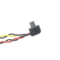 Câble Micro USB vers sortie AV pour caméra SJ4000 SJ5000 SJ6000, câble émetteur vidéo et audio FPV AV