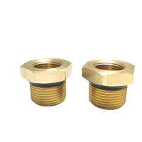 Douille de réduction en laiton personnalisée 1/2\" NPT mâle X 1/2\" NPT femelle à douille hexagonale