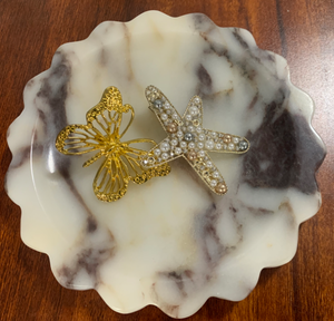 Bandeja de Almacenamiento de Joyas Multifuncional de Mármol Nórdico de Lujo con Diseño Personalizable para Decoración del Hogar - Product Image 1