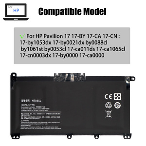 Bán buôn Pin 11.55V ht03xl Pin máy tính xách tay 41.9wh Li-ion có thể sạc lại pin cho HP 15-cs 15-da 15-db 15-dw 15-dy 15-ef - Product Image 4