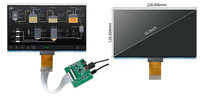 Layar LCD TFT 10.3 Inci 7680x4320 IPS Antarmuka MIPI DSI Monokrom Resolusi 8K Modul LCD Dengan Papan Driver untuk Printer 3D