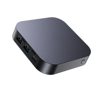 Mini PC Económico con Windows 10, RAM de 4 GB, 64 GB EMMC, Intel Atom Z8350, Computadora Mini PC, 4K HD-MI, Sin Ventilador