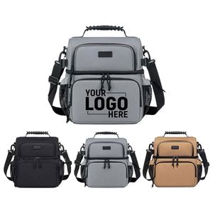 Sac à lunch pour hommes et femmes, sac à lunch isotherme à double compartiment, grand sac isotherme à double étage, étanche - Product Image 1