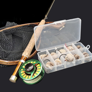 TG 2/0 #   <span class=keywords><strong>Leurre</strong></span> <span class=keywords><strong>de</strong></span> pêche à la mouche popper topwater en poil <span class=keywords><strong>de</strong></span> cerf noué à la main <span class=keywords><strong>pour</strong></span> la pêche au bar à gueule large, au brochet, au saumon et aux prédateurs d'eau douce - Product Image 2