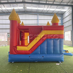 Castillo hinchable de PVC 4x5, Castillo de salto en línea, casa de rebote inflable, tobogán combinado - Product Image 2