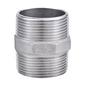 Mạ kẽm dễ uốn sắt hình lục giác núm vú chữa cháy Ống núm vú phù hợp en10242 gi Hex núm vú kẽm cho chữa cháy - Product Image 5