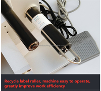 Machine à étiquettes électriques professionnelle pour les petites entreprises, étiqueteuse semi-automatique pour les bouteilles carrées