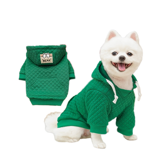 XS-5XL pakaian hewan peliharaan untuk anjing kucing kecil sedang besar pakaian mantel Rhombus jaket hewan peliharaan hoodie anjing hangat - Product Image 1