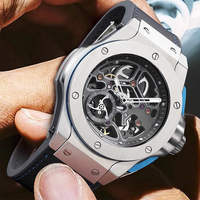 Conception et fabrication de montres mécaniques haut de gamme en acier, étanches, avec petite seconde similaire à une roue volante, pour les marques privées des clients.