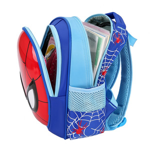 2025 Cute SpiderMans Baby Eggshell Mochila impermeable 3-8 años Kindergarten Kids Hardshell Bag para niños para uso escolar - Product Image 4