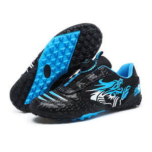 Chaussures de football pour enfants, tige en mesh, semelle extérieure en caoutchouc, boucle rotative, crampons, entraînement pour garçons et filles, semelle intermédiaire en EVA pour l'été - Product Image 4