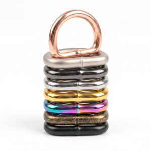 Argola D de Latão/Metal de 10mm e 38mm para Alça de Bolsa, Fivela D-Ring de Superfície Lisa para Bolsas, Coleiras de Cães e Peitorais - Product Image 2