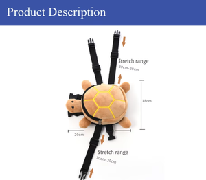 Mochila portátil de poliéster para mascotas para perros pequeños y medianos, bolsa de almacenamiento de transporte automático con cremallera para aperitivos de gatos, mascotas de peluche de algodón - Product Image 5