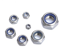 Écrou autobloquant en nylon plaqué zinc classe 8.8, durable pour une fixation sécurisée