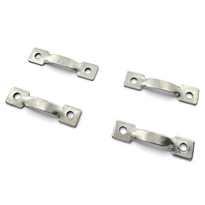 Silver Small Handle Metal <b>Hook</b> 30.6mm Length 0.7mm Thickness For Picture Frame Drawer Hanging - Product Image 2